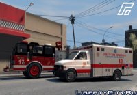Скачать Модификацию GTA 4 Liberty Fire Department Textures
