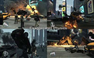 Скачать Модификацию GTA 4 Увеличенная физика