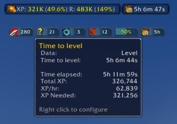 Скачать аддон XtoLevel для WoW 4.