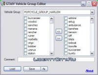 Скачать Программу GTA 4 GTA IV Vehicle Group Editor 1.2