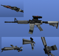 Скачать Модификацию GTA 4 CoD MW2 M4A1 Scoped v3