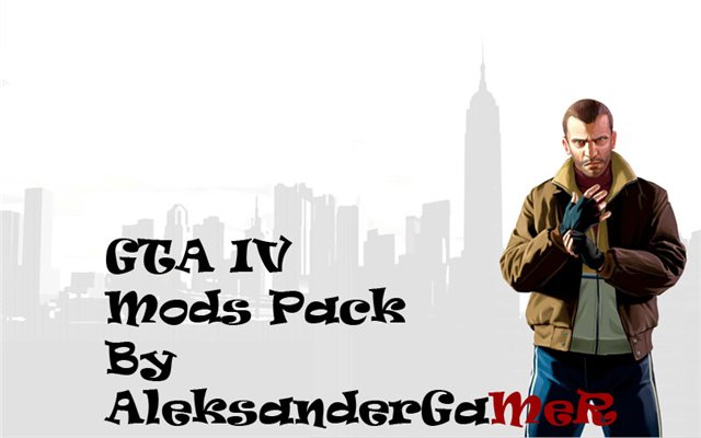 Скачать Модификацию GTA 4 GTA IV Mods Pack by AleksanderGaMeR