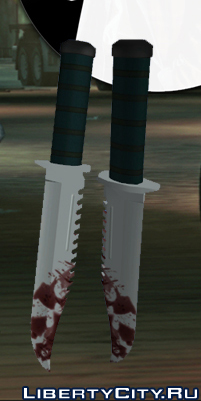 Скачать Модификацию GTA 4 Bloody Knife V1.1