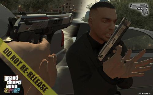 Скачать Модификацию GTA 4 Beretta M92 Chrome