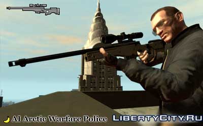 Скачать Модификацию GTA 4 AI Arctic Warfare Police (AWP)