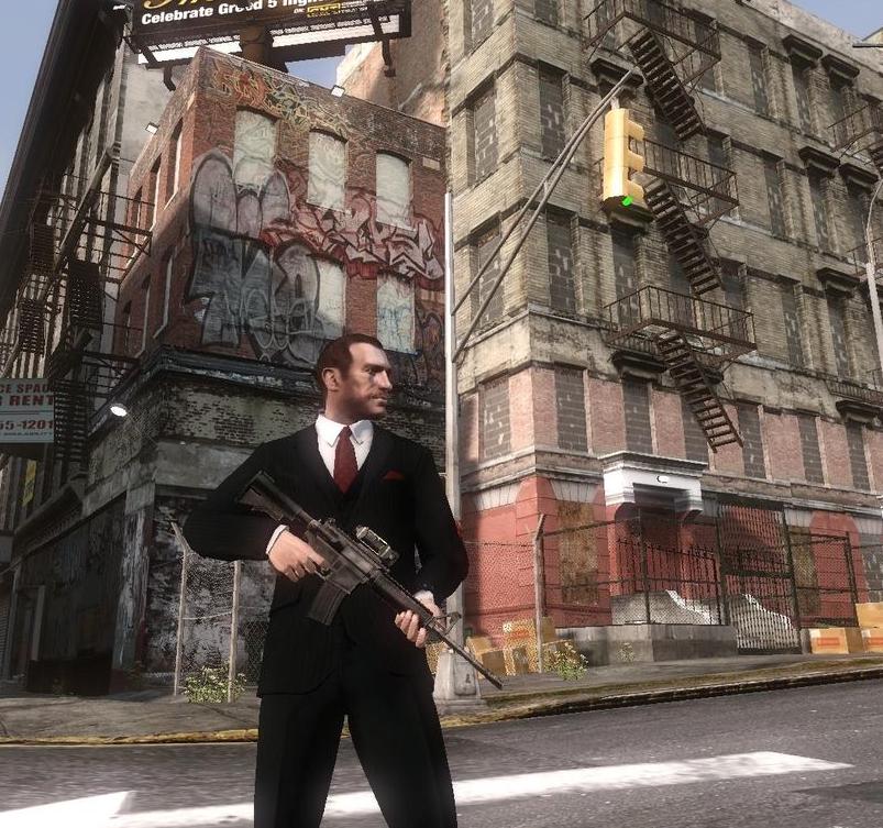 Скачать Модификацию GTA 4 M4 из Battlefield 2