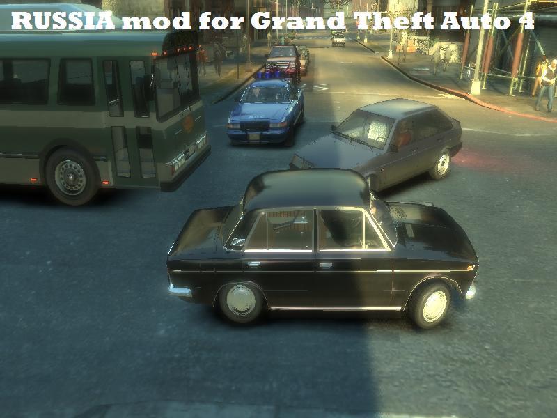 Скачать Модификацию GTA 4 Russia mod for GTA 4