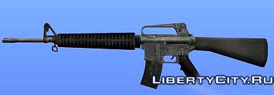 Скачать Модификацию GTA 4 M-16 Carbine