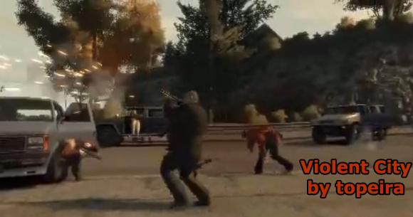 Скачать Модификацию GTA 4 Violent City