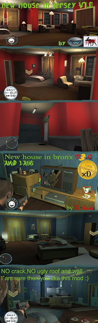 Скачать Модификацию GTA 4 Новые квартиры