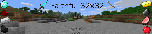 Текстур [32x][1.8]Faithful Pack [UPDATE:1.8 SUPPORT!] для Minecraft