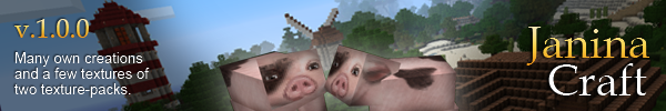 Текстур [x64][1.0.0] JaninaCraft для Minecraft
