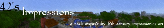 Текстур [64x,128x] [1.8+] 42's Impressions [Updated 9/16/2011] для Minecraft