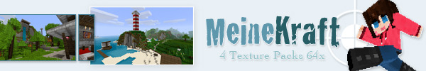 Текстур [64X][1.9.X] MEINE KRAFT (4 PACKS) - UNFINISHED (use at your own risk) для Minecraft