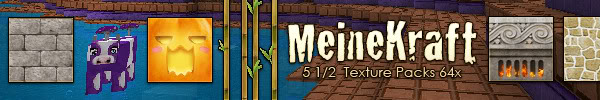 Текстур [64X][1.8.1/1.9pre4] MEINE KRAFT (8 PACKS) v1.3 для Minecraft
